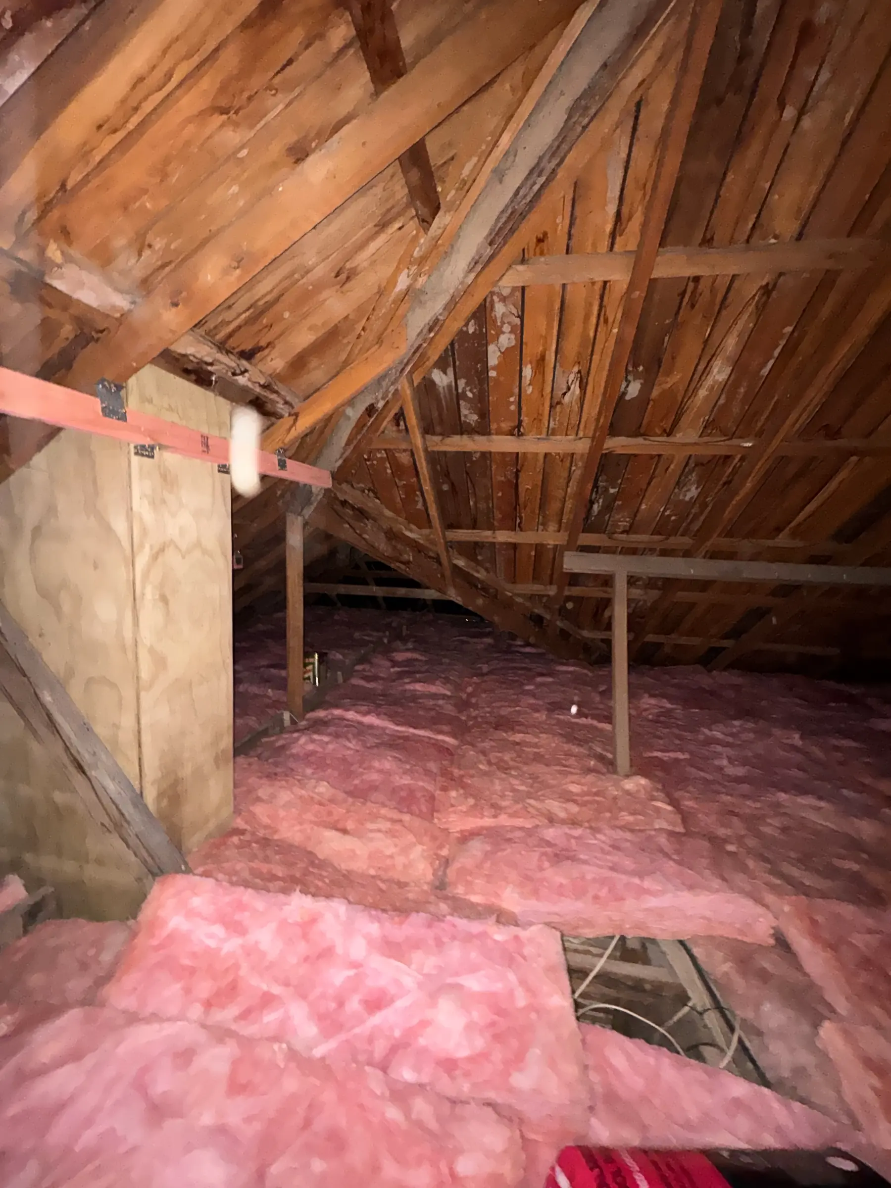 Roof cavity insulation install in a Christchurch home